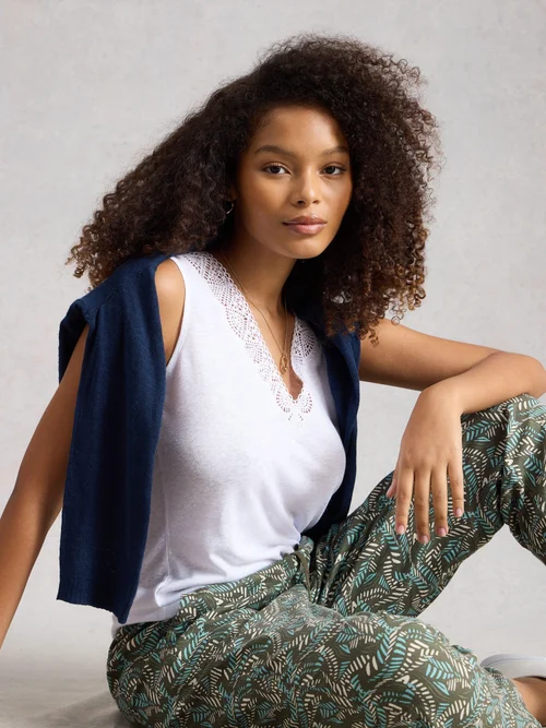 Spitzentop Ellie - Bril White - 52 Bild 1