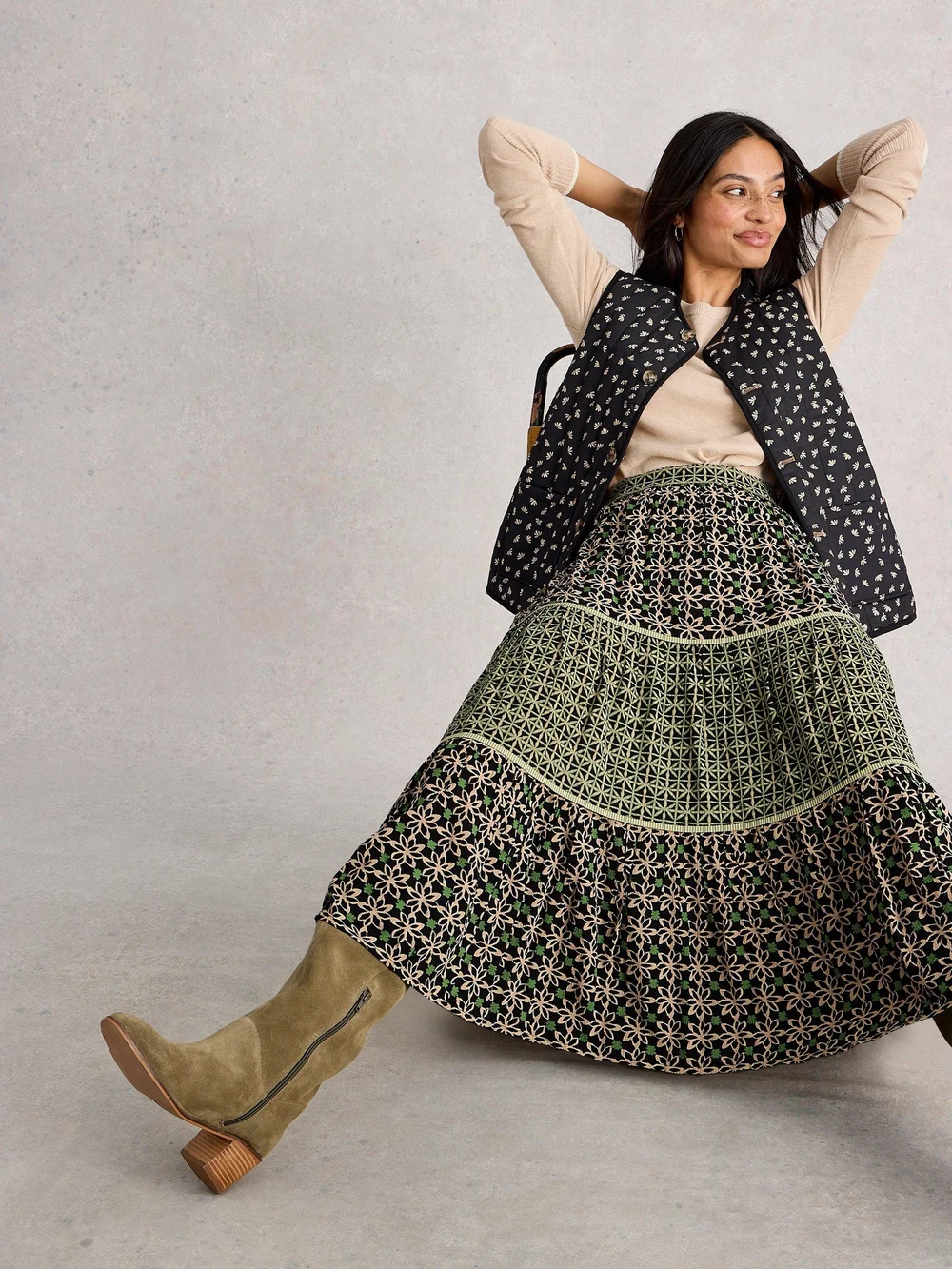 Rock Mabel mit Mustermix - Blk Pr - 52/R Bild 1