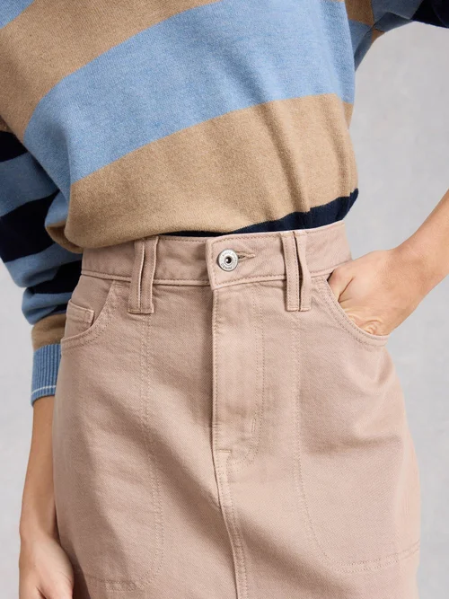 Jeansmidirock Tia - Dk Nat - 52/R Bild 3