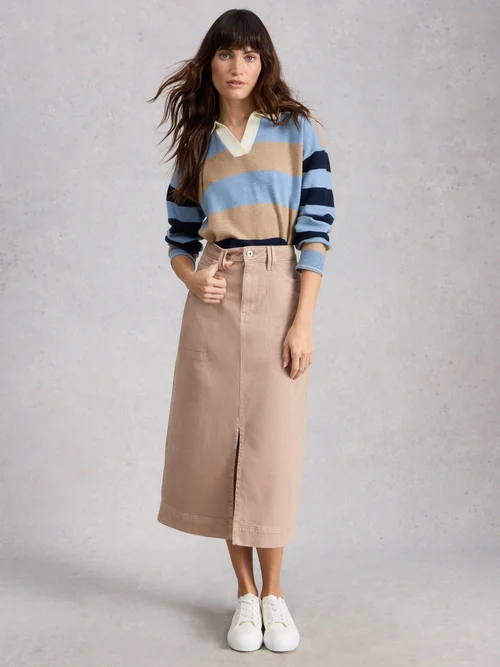 Jeansmidirock Tia - Dk Nat - 52/R Bild 2