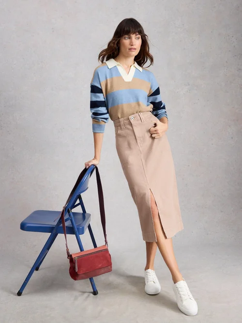 Jeansmidirock Tia - Dk Nat - 52/R Bild 1