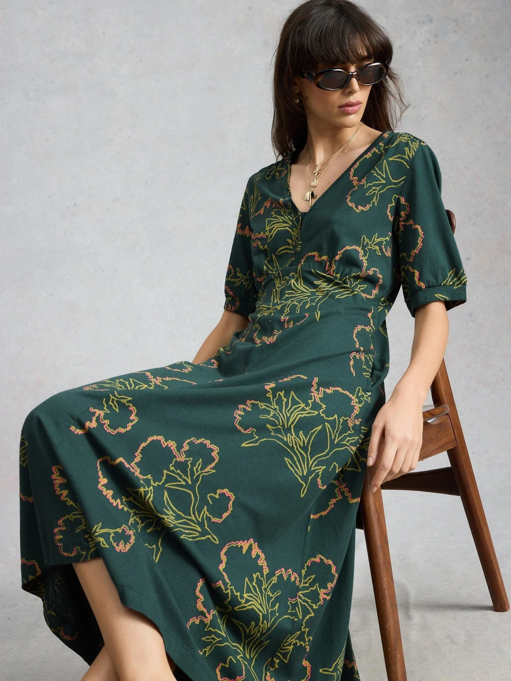 Jerseykleid Megan - Green Mlt - 52/R Bild 1