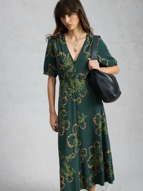 Jerseykleid Megan - Green Mlt - 52/R Bild 3