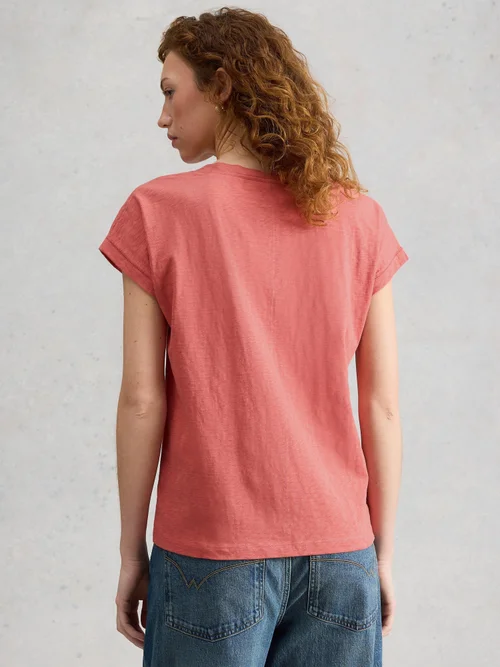 T-Shirt Nelly mit Keilausschnitt - Mid Pink - 52 Bild 4