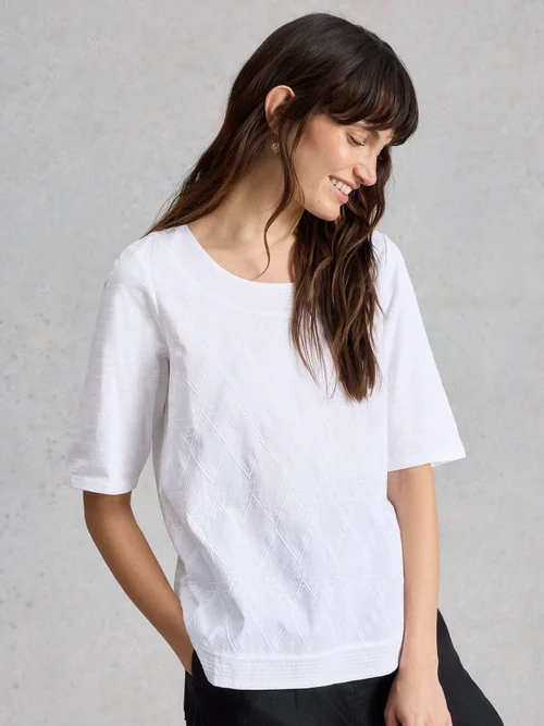 Besticktes Top Weaver - Bril White - 52 Bild 3