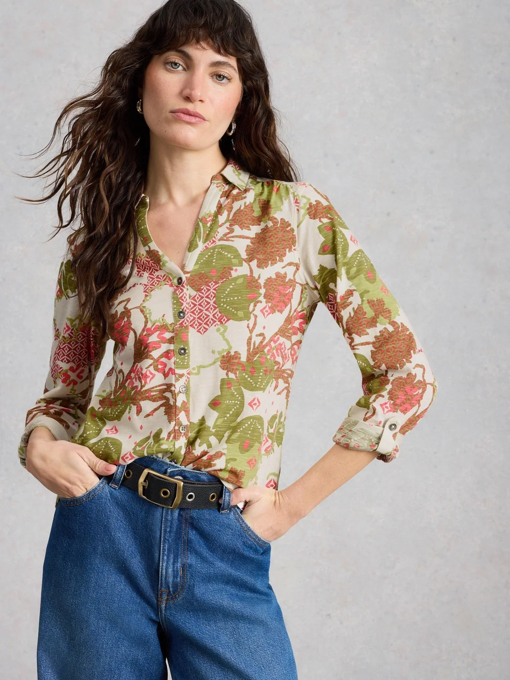 Jerseybluse Annie - Green Mlt - 52 Bild 1