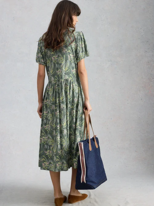 Robe en jersey Leah - Green Pr - 52/R Bild 4