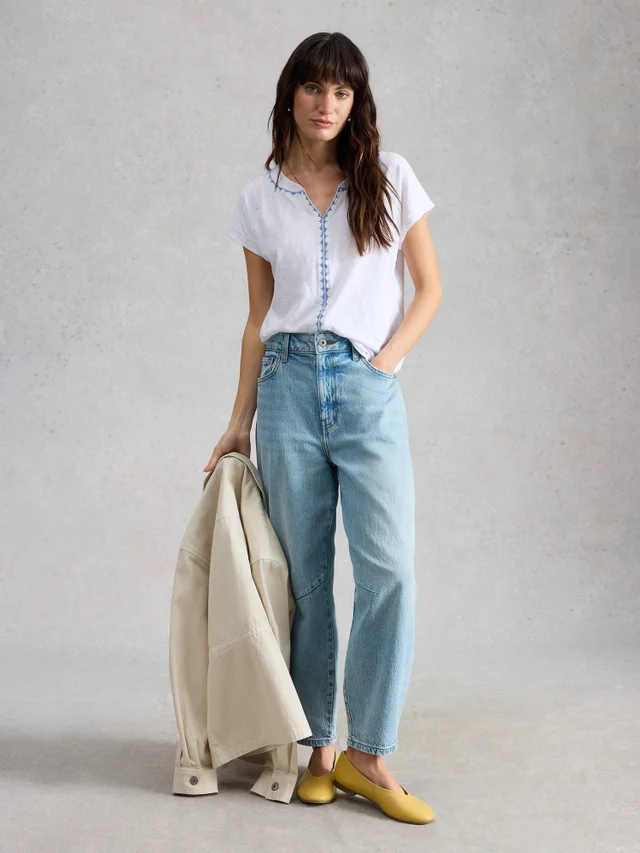 Besticktes T-Shirt Nelly