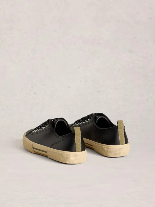 Lederturnschuhe Pippa - Pure Blk - 41 Bild 4