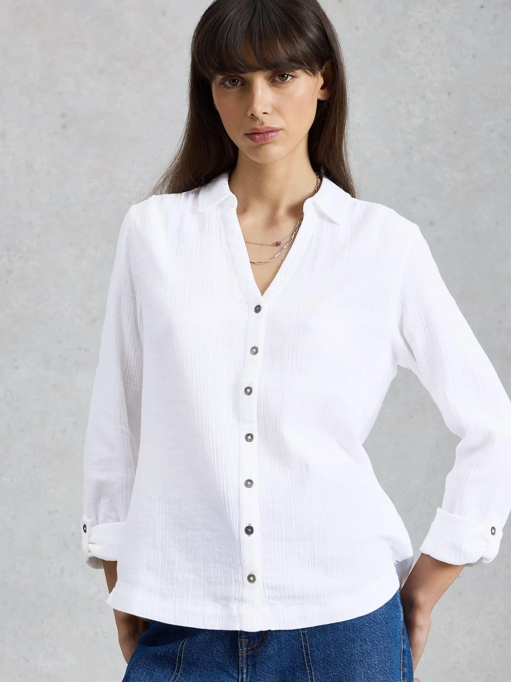 Bluse Annie - Bril White - 52 Bild 1