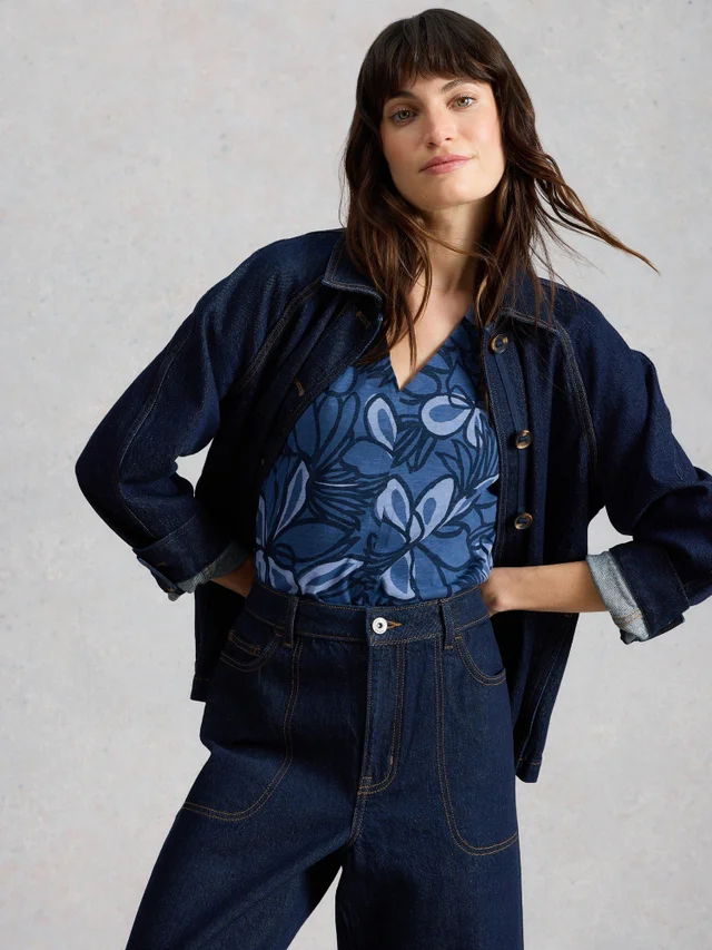 T-Shirt Neve mit V-Ausschnitt