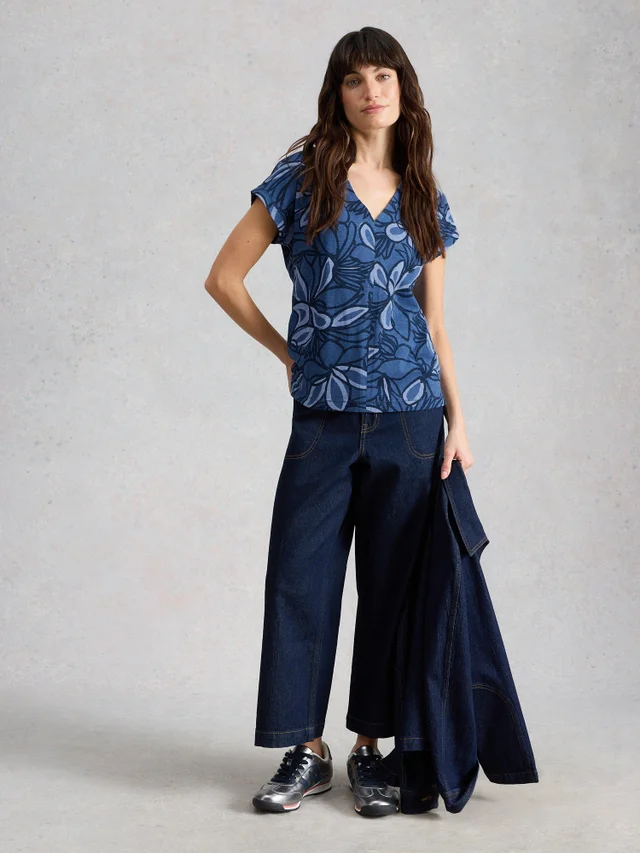 T-Shirt Neve mit V-Ausschnitt