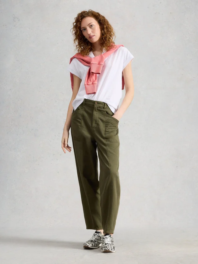 T-Shirt Nina mit Keilausschnitt