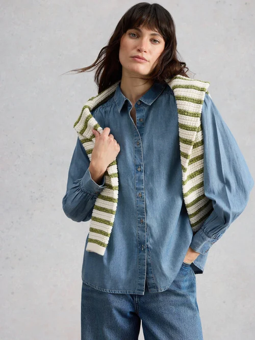 Bluse Sienna - Chamb Blue - 52 Bild 1