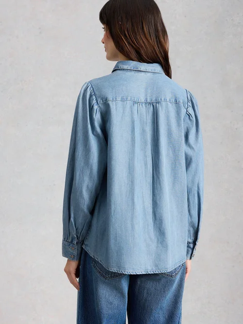 Bluse Sienna - Chamb Blue - 52 Bild 3