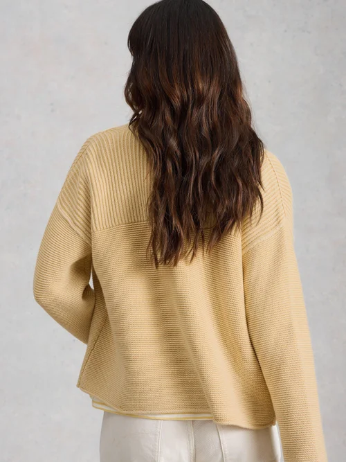 Washed Cardigan Gigi - Lgt Yellow - 52 Bild 4