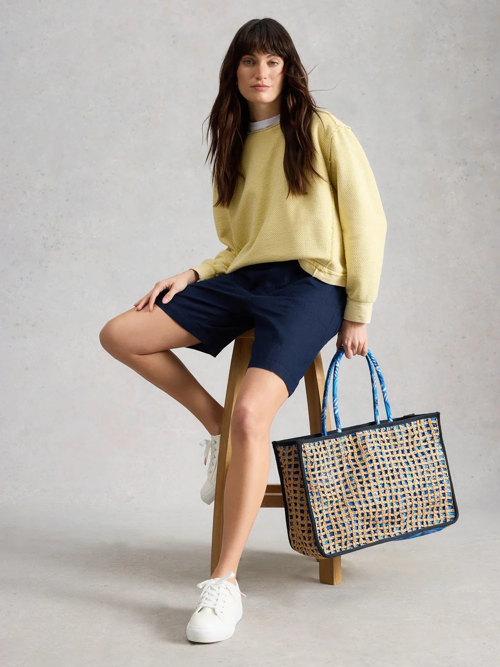 Short en lin Tia - Dark Navy - 52 Bild 1