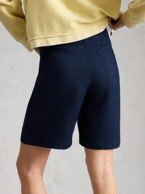 Short en lin Tia - Dark Navy - 52 Bild 4