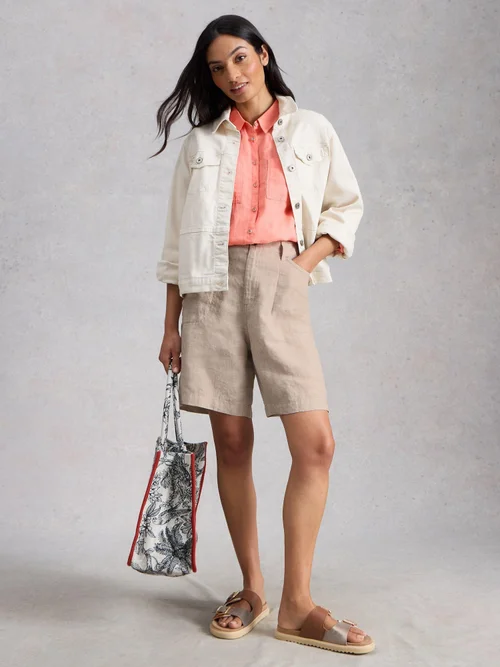 Leinenshorts Tia - Lgt Nat - 52 Bild 2