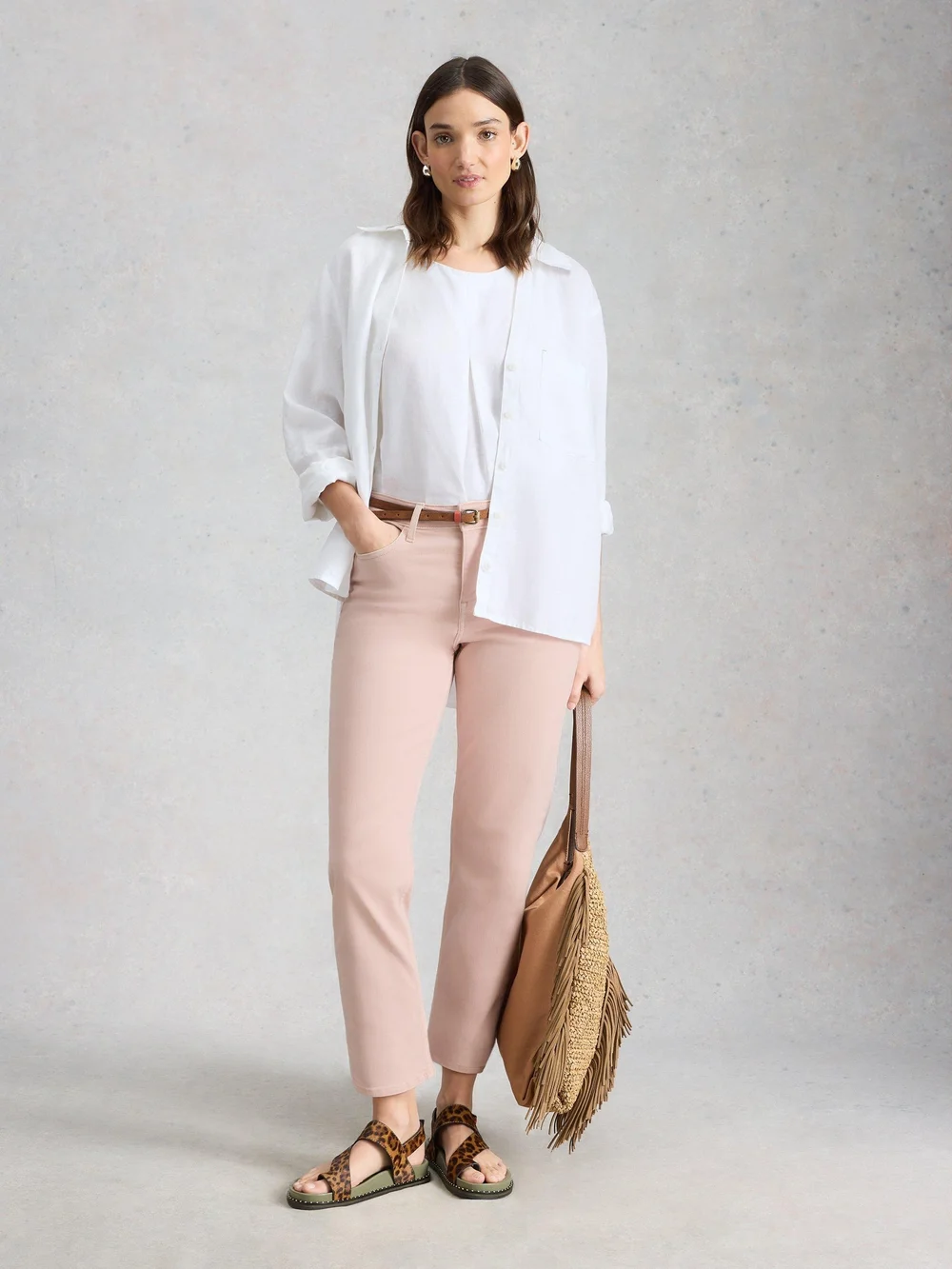 7/8-Jeans Blake mit geradem Bein - Lgt Pink - 52/R Bild 1