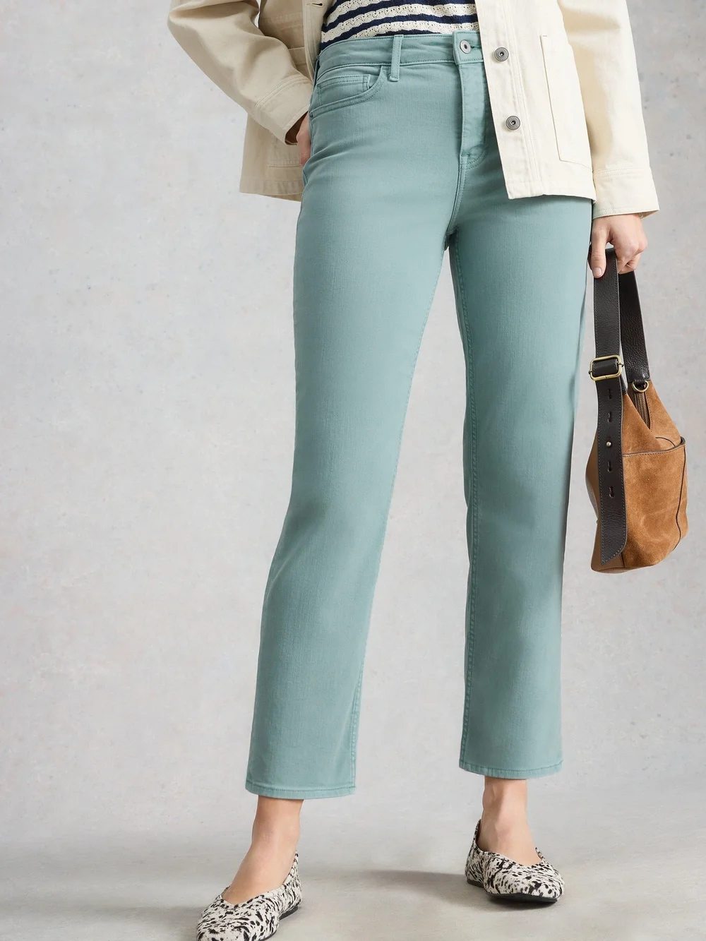 7/8-Jeans Blake mit geradem Bein - Lgt Teal - 52/R Bild 1