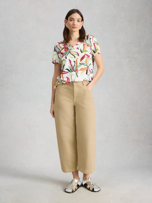 7/8-Jeans Tia mit weitem Bein - Lgt Green - 52/R Bild 2