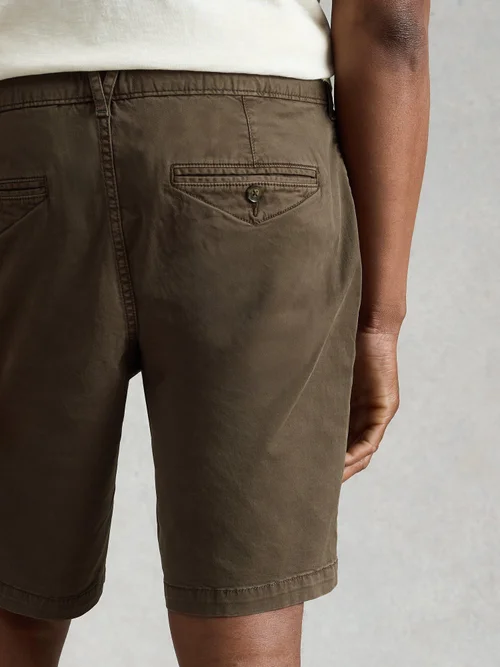 Chino-Shorts aus Bio-Baumwolle - Dk Brown - 38/R Bild 4
