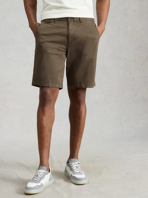 Chino-Shorts aus Bio-Baumwolle - Dk Brown - 38/R Bild 1
