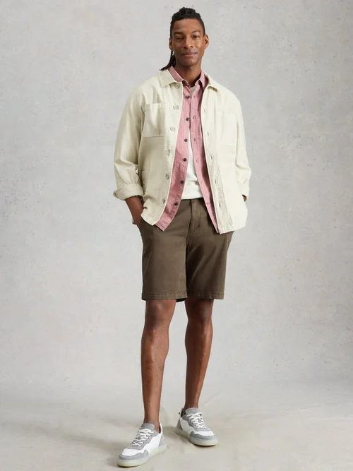 Chino-Shorts aus Bio-Baumwolle - Dk Brown - 38/R Bild 2