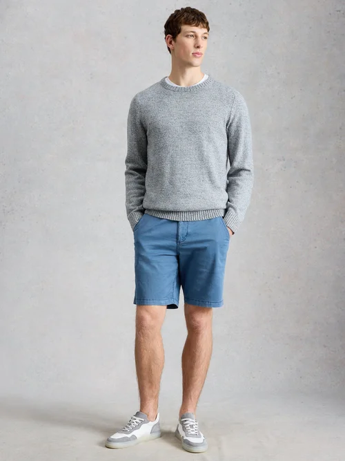 Chino-Shorts aus Bio-Baumwolle - Indigo Ble - 40/R Bild 2