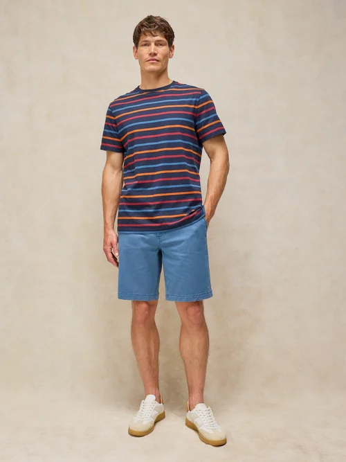 Chino-Shorts aus Bio-Baumwolle - Indigo Ble - 40/R Bild 2