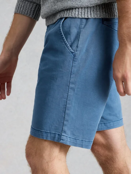 Chino-Shorts aus Bio-Baumwolle - Indigo Ble - 40/R Bild 3