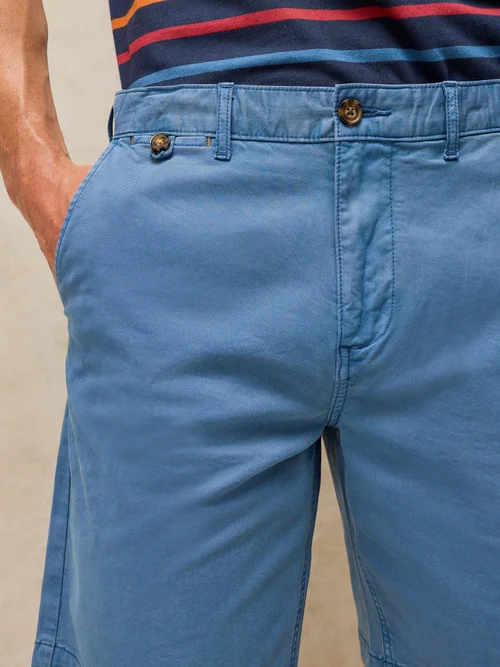 Chino-Shorts aus Bio-Baumwolle - Indigo Ble - 40/R Bild 3