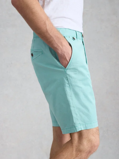 Chino-Shorts aus Bio-Baumwolle - Lgt Blue - 40/R Bild 1