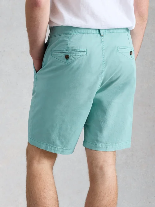 Chino-Shorts aus Bio-Baumwolle - Lgt Blue - 40/R Bild 4