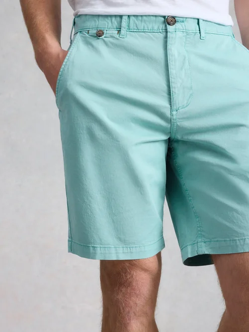 Chino-Shorts aus Bio-Baumwolle - Lgt Blue - 40/R Bild 3