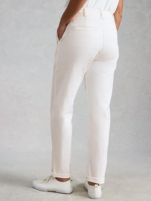 Chinohose Twister - Bril White - 52/R Bild 4