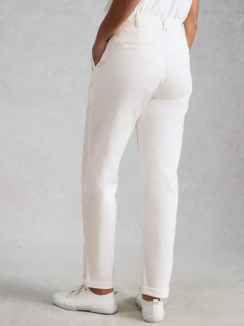 Chinohose Twister - Bril White - 52/R Bild 4