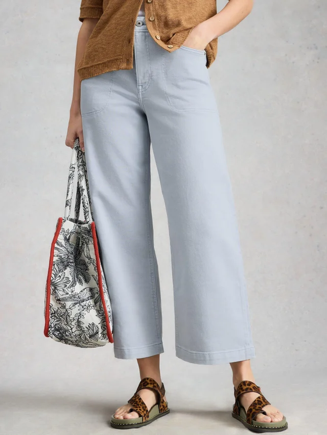 7/8-Jeans Tia mit weitem Bein