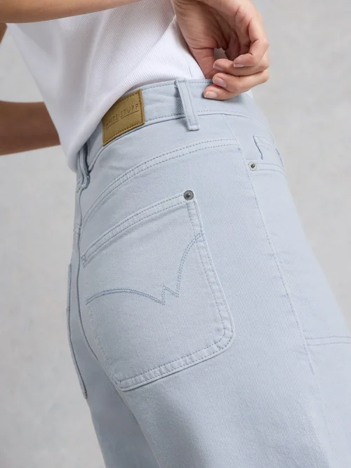 7/8-Jeans Tia mit weitem Bein - Lgt Blue - 52/R Bild 3