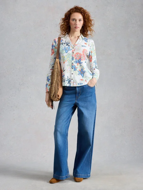 Jerseybluse Annie - Ivory Pr - 52 Bild 2