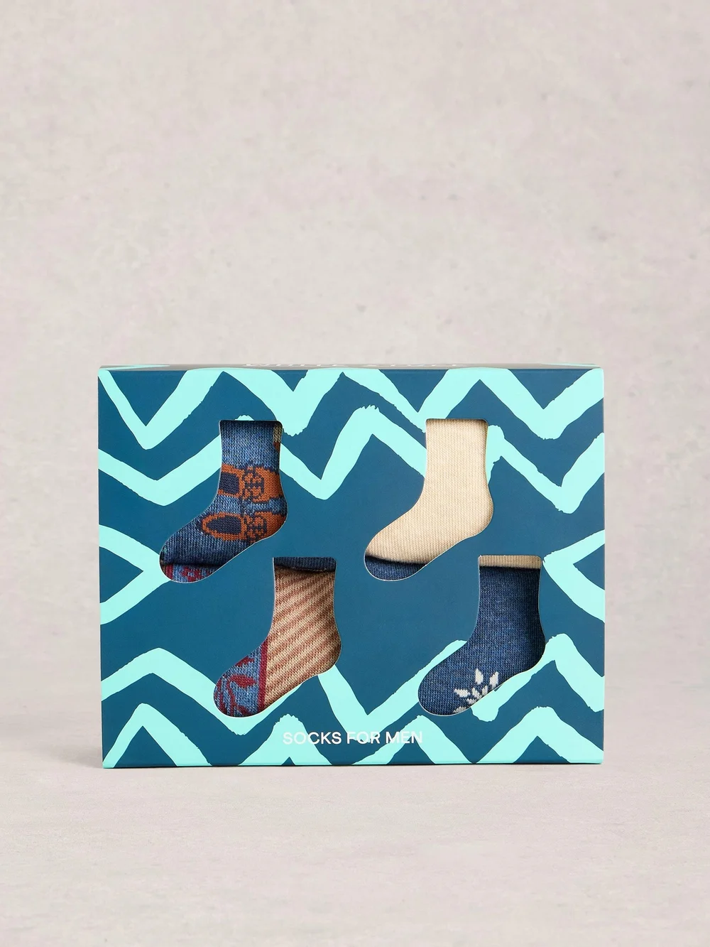 4-er Pack Socken Man About Town - Nat Mlt - 44-46 Bild 1