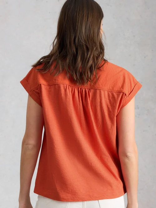 Ärmellose Bluse Billie - Mid Red - 46 Bild 4