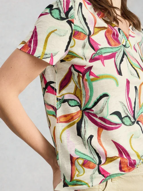 Leinentop Suzie - Ivory Pr - 52 Bild 3