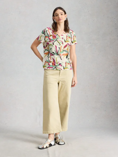 Leinentop Suzie - Ivory Pr - 52 Bild 2