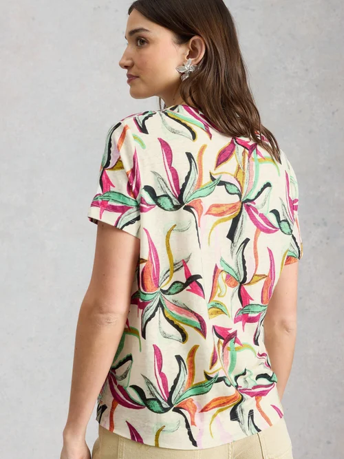 Leinentop Suzie - Ivory Pr - 52 Bild 4