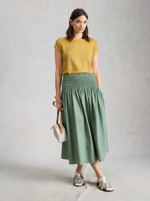 Leinen-T-Shirt Rowan - Lgt Yellow - 52 Bild 2