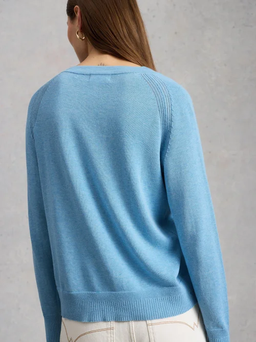 Strickjacke Lulu - Lgt Blue - 46 Bild 4