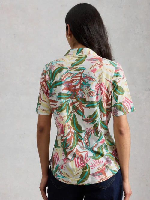 Kurzarmbluse Annie - Ivory Pr - 52 Bild 4