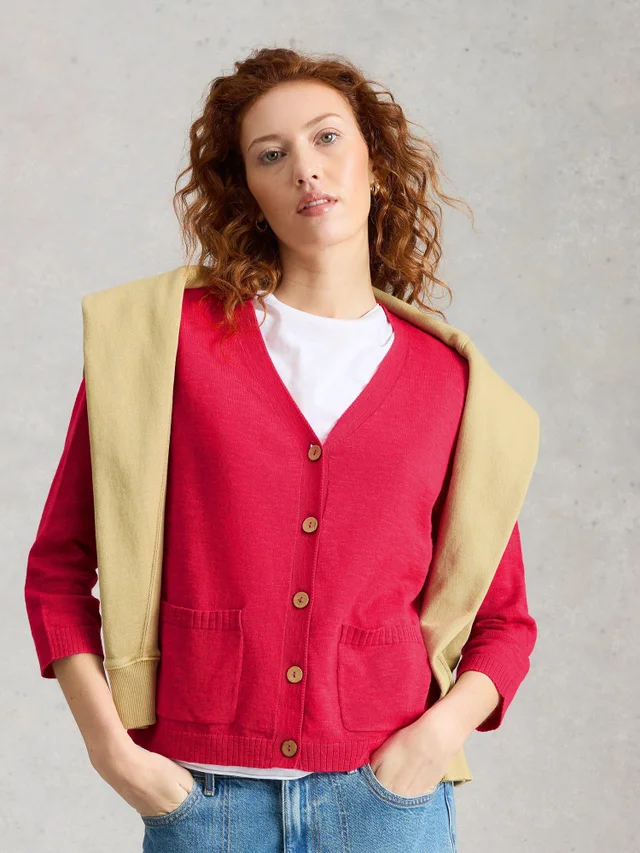 Cardigan Nova aus Leinenmischung